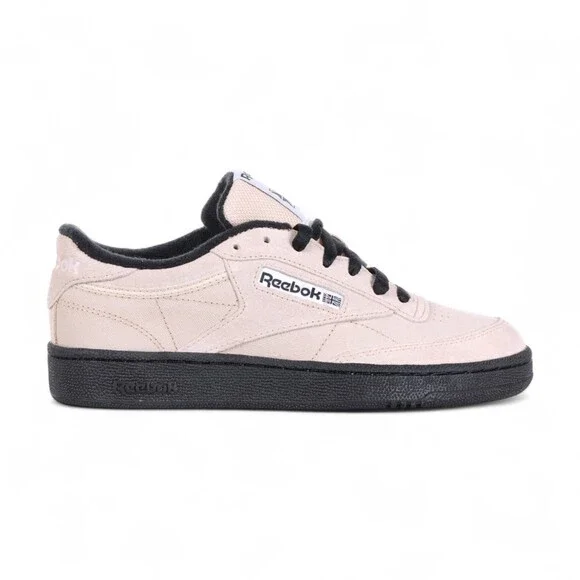 Reebok Men's Club C 85 Tapioca/Black/White Sneakers 100209021 - Picture 1 of 4